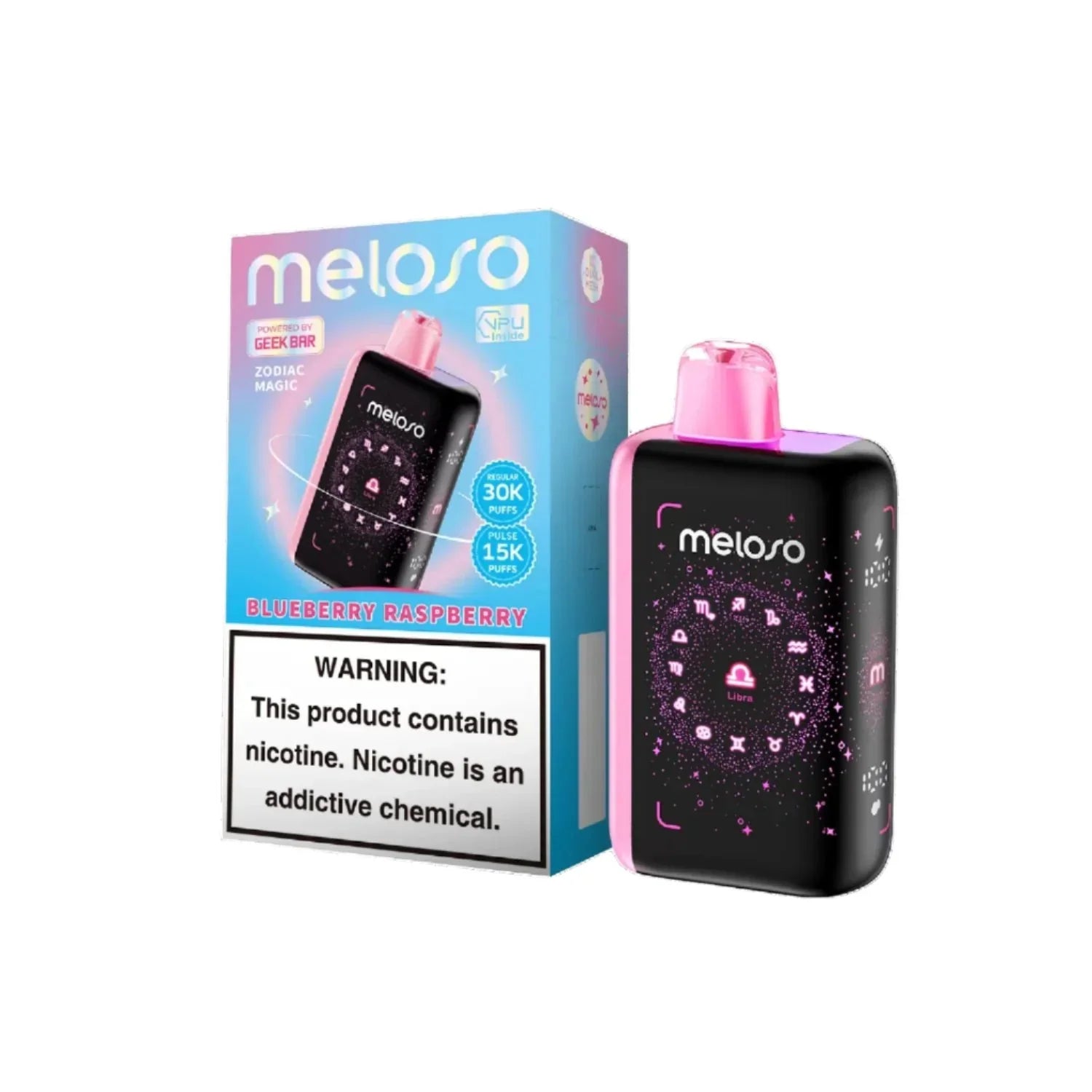 Blueberry Raspberry Meloso Bar 30000 - Vape.LLC