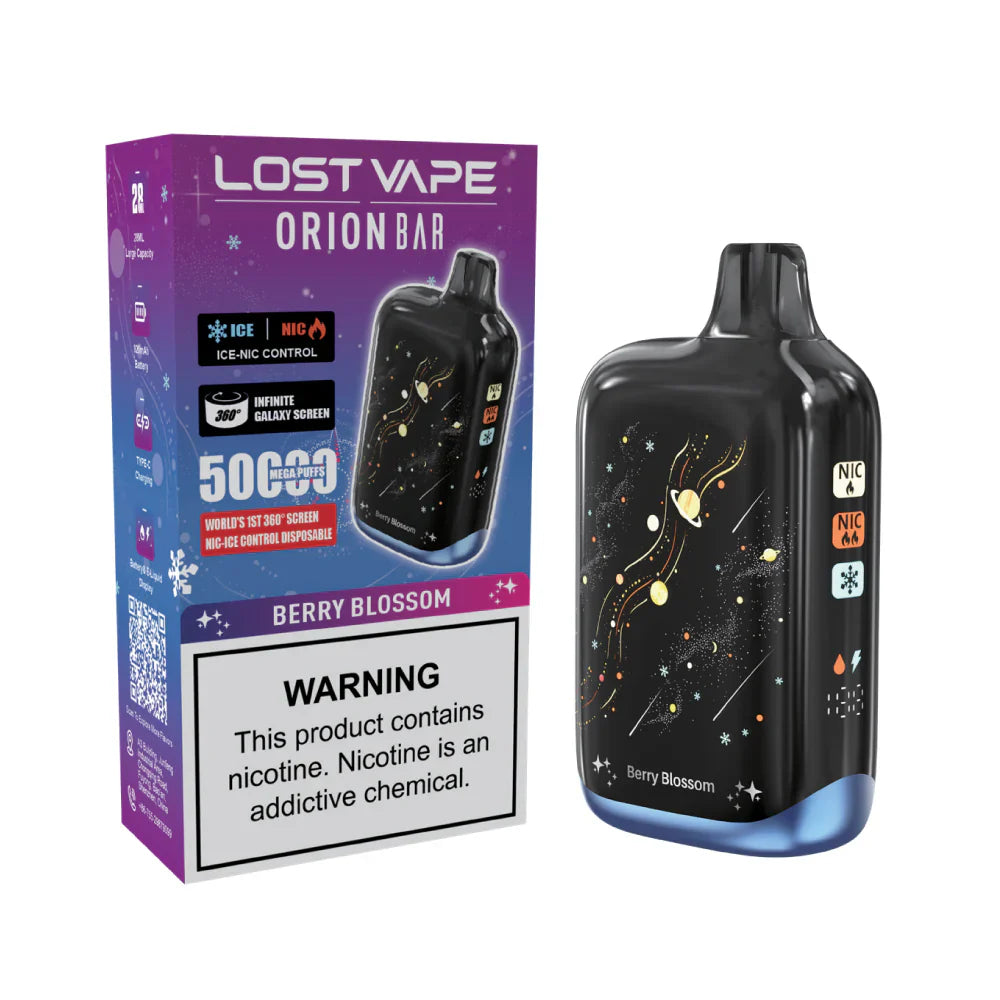 Berry Blossom Lost Vape Orion Bar 50K Nic & Ice - Vape.LLC