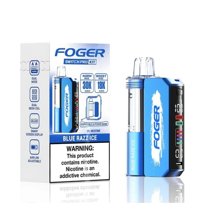 Blue Razz Ice Foger Switch Pro 30K Kit - Vape.LLC