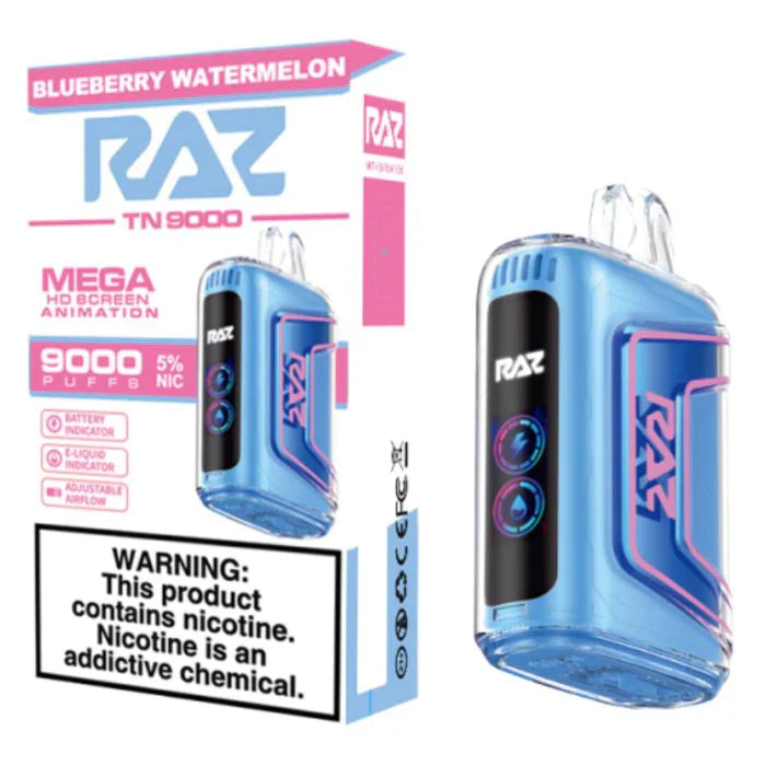 Blueberry Watermelon Raz TN9000 - Vape.LLC