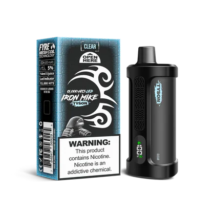 Clear Tyson 2.0 Iron Mike - Vape.LLC