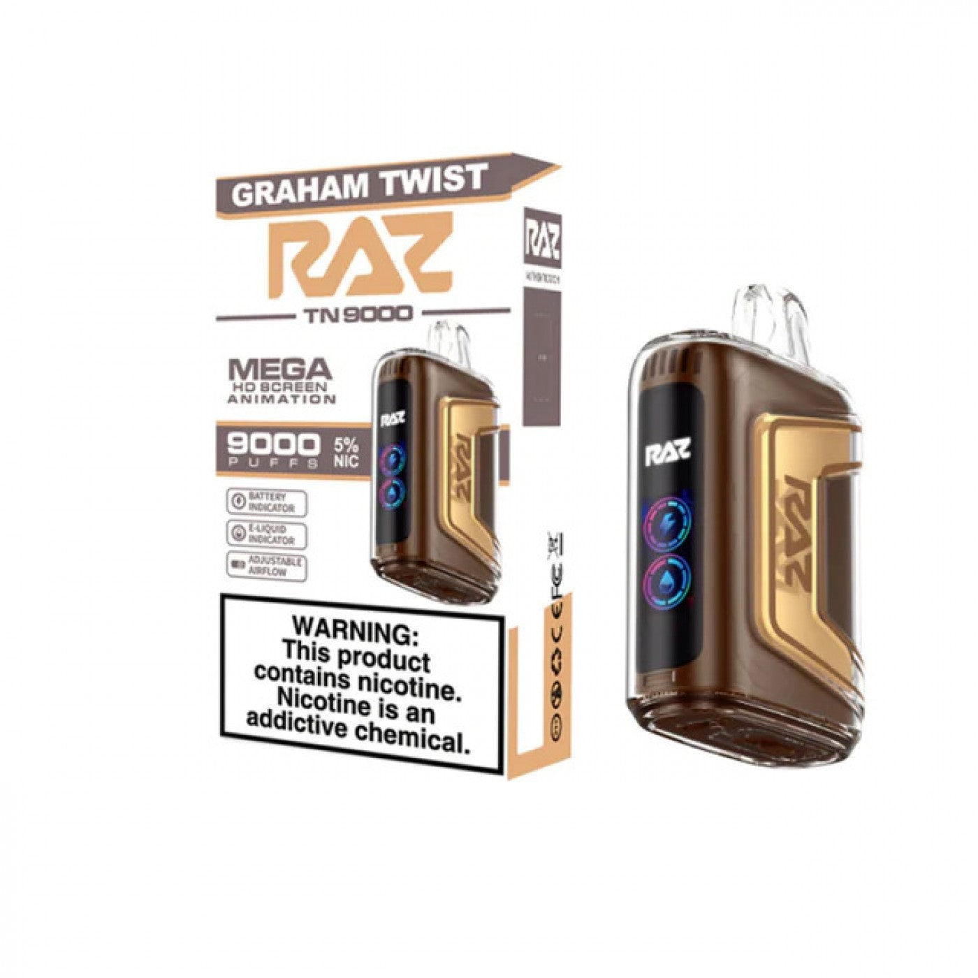 Graham Twist Raz TN9000 - Vape.LLC
