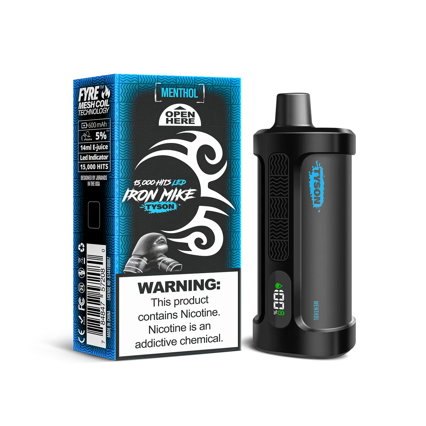 Menthol Tyson 2.0 Iron Mike - Vape.LLC