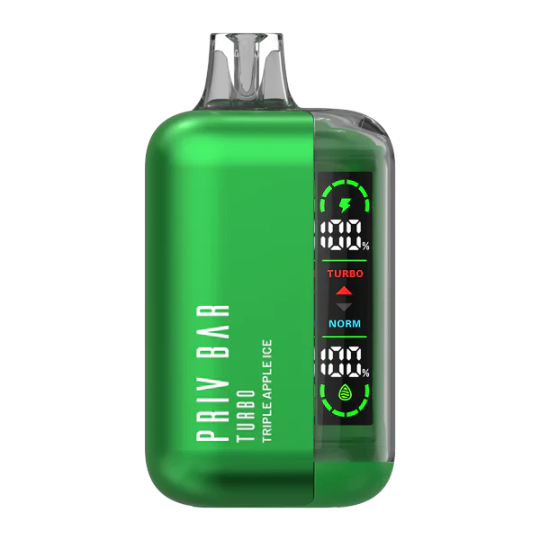 Triple apple Ice Priv Bar Turbo 15000 - Vape.LLC