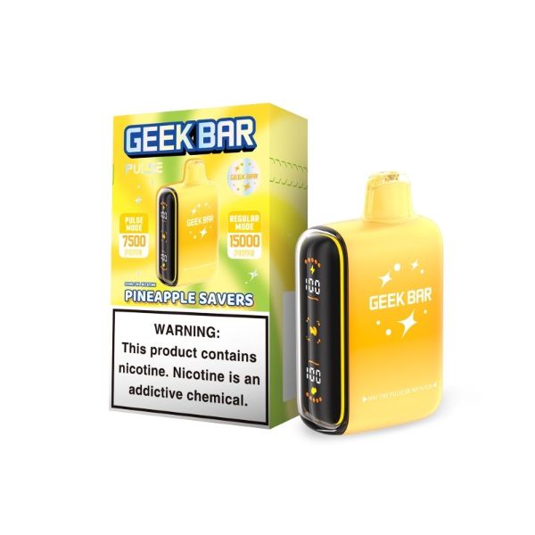 Pineapple Savers Geek Bar Pulse 15000