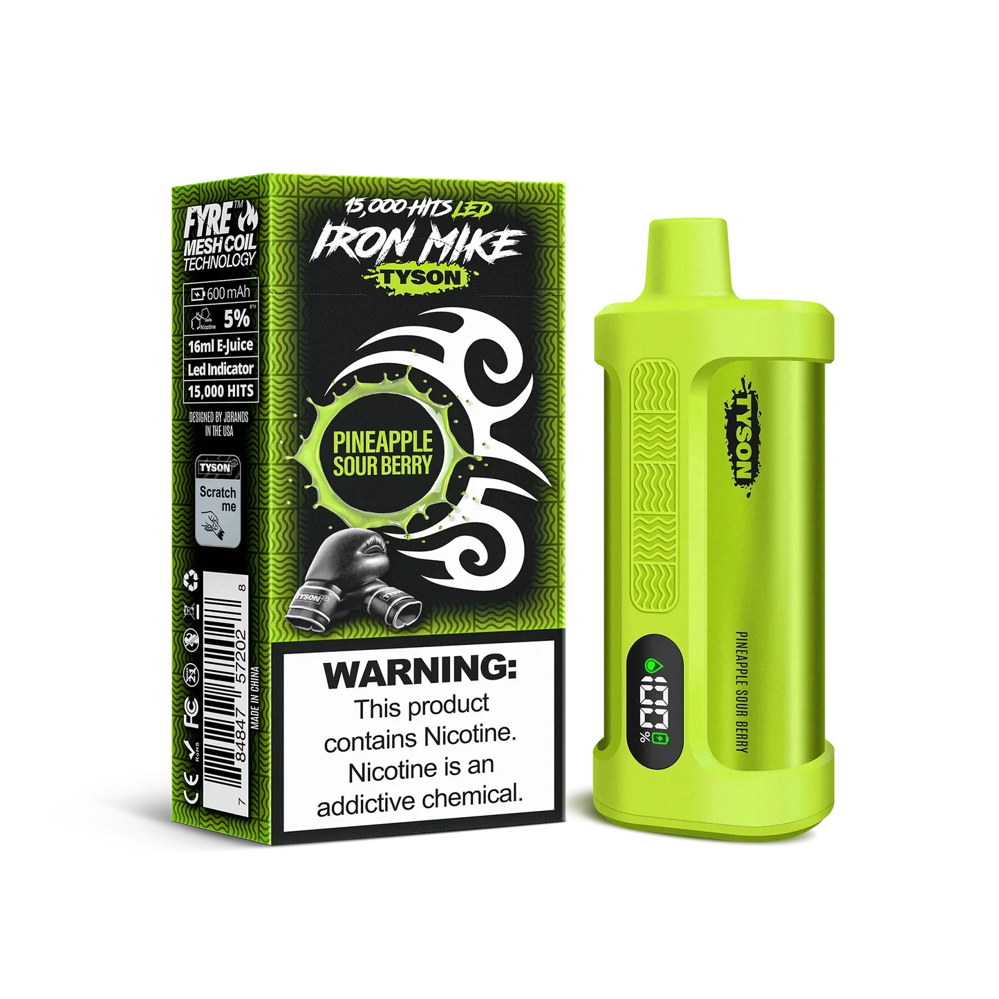 Pineapple Sour Berry Tyson 2.0 Iron Mike - Vape.LLC