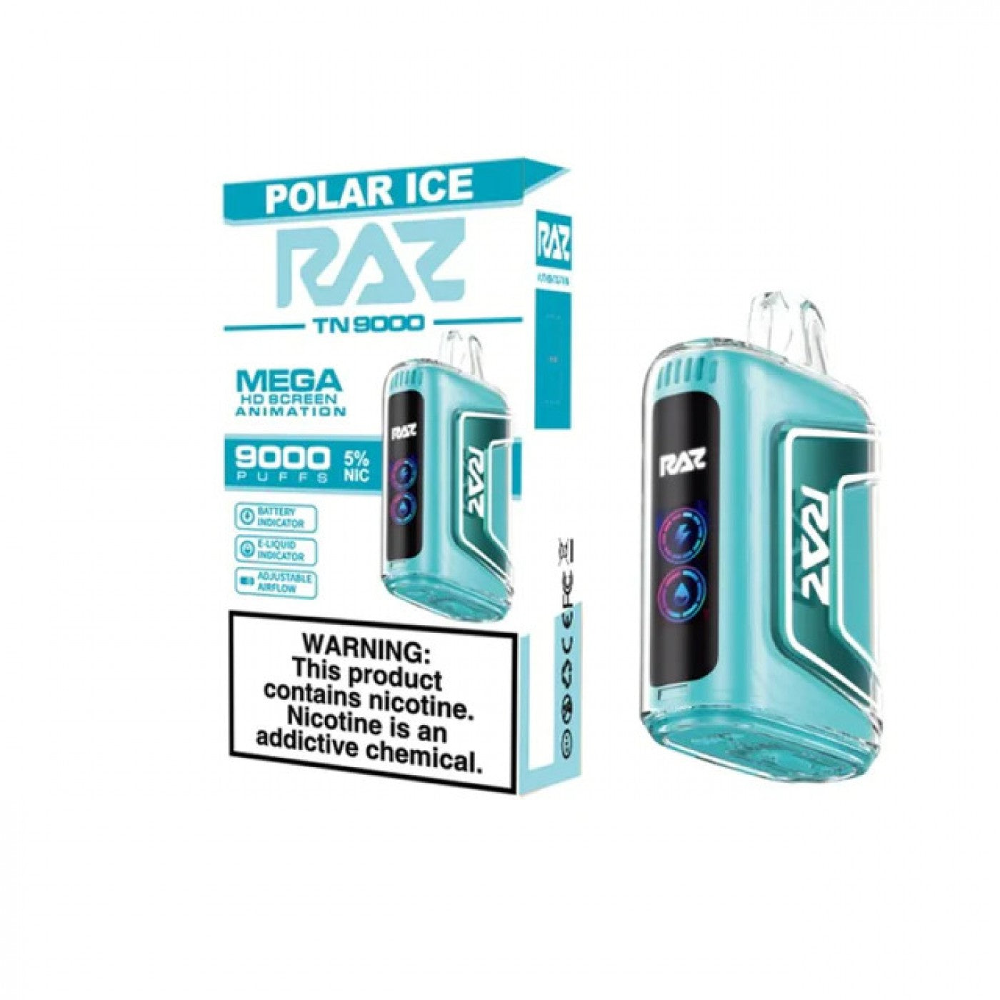 Polar Ice Raz TN9000 - Vape.LLC