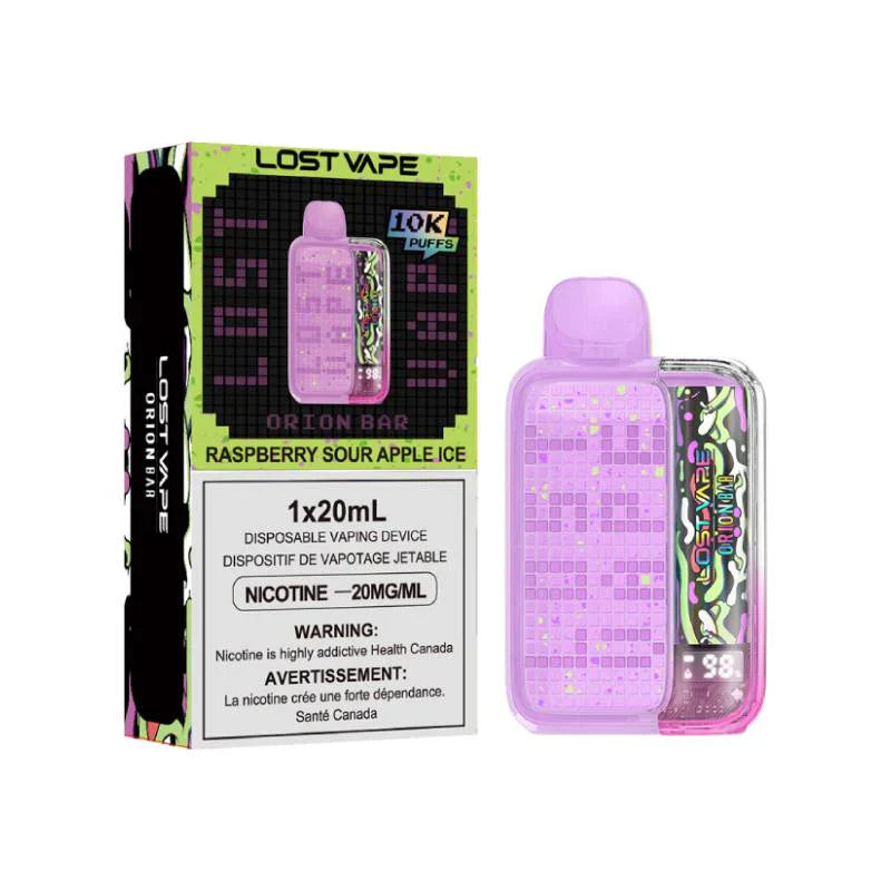 Raspberry Sour Apple Lost Vape Orion Bar 10000 - Vape.LLC
