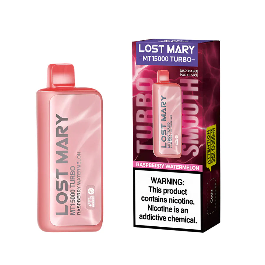 Raspberry Watermelon Lost Mary MT15000 Turbo - Vape.LLC