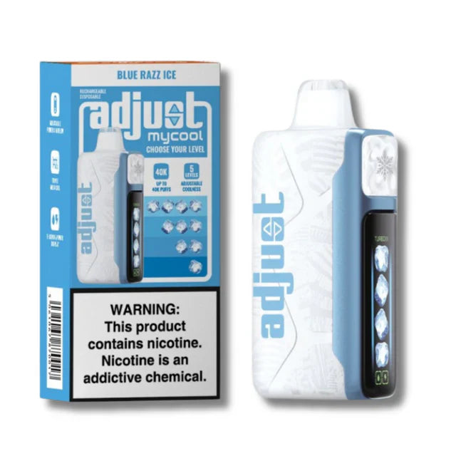 Blue Razz Ice Adjust MyCool 40K - Vape.LLC