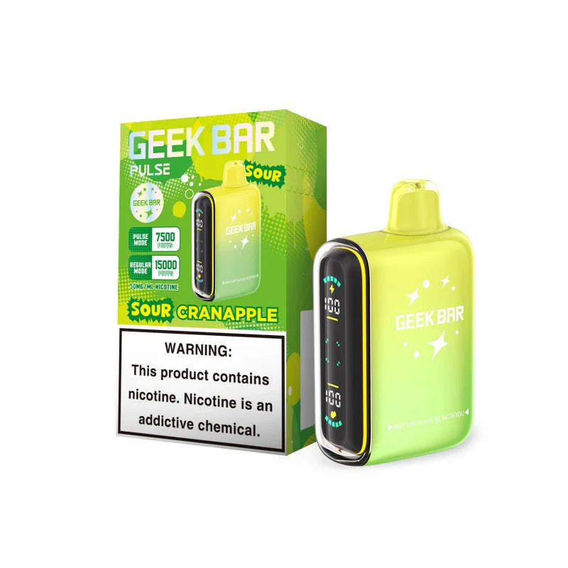 Sour Cranapple Geek Bar Pulse 15000 - Vape.LLC